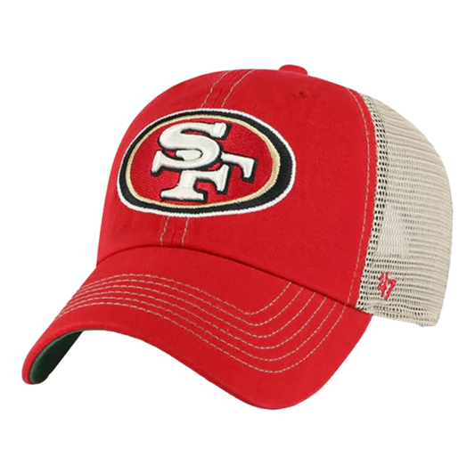 '47 Clean Up San Francisco 49ers Red Trawler Adjustable Hat