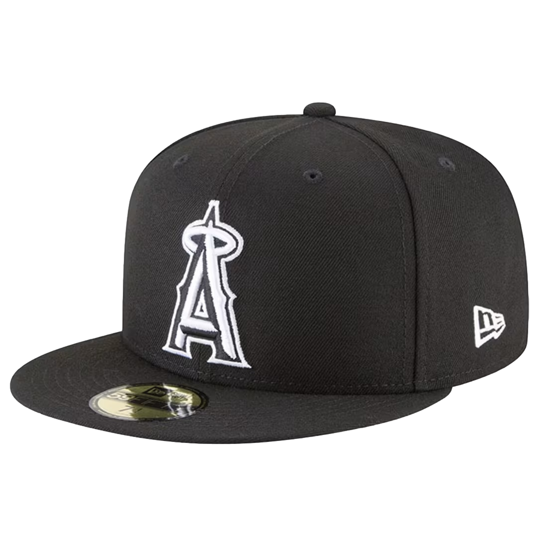 NE L.A. Angels 59FIFTY Fitted Hat Black