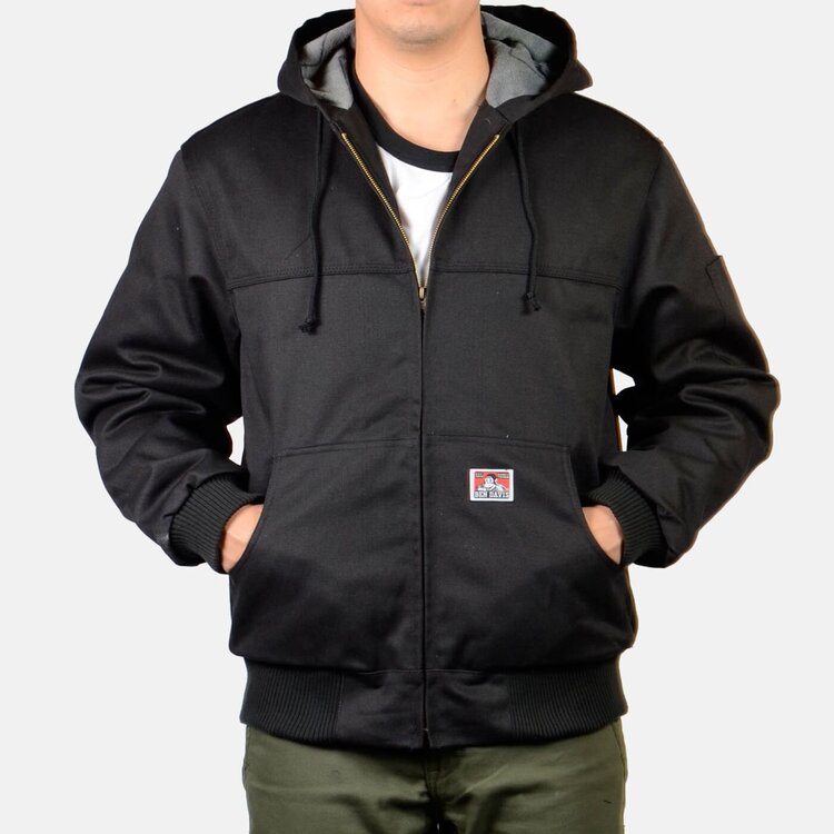 Ben Davis Men's Hooded Zipper Front Jacket