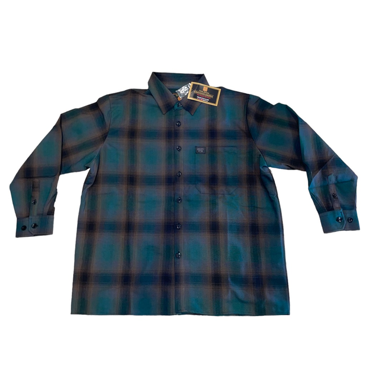 FB County Men's Checkered Long Sleeve Flannels