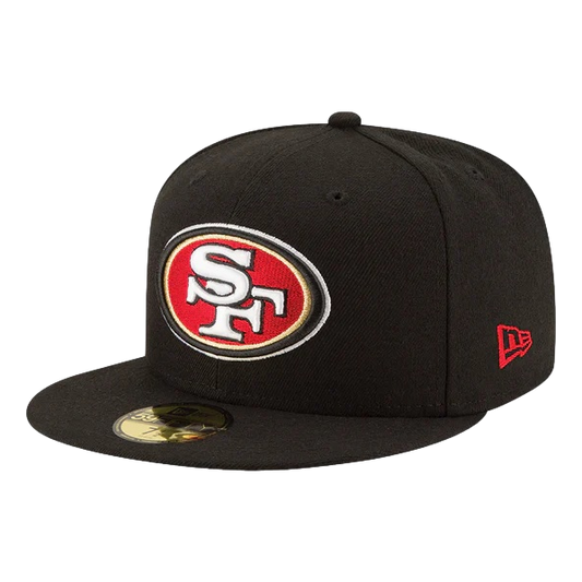 NE S.F. 49ers Black 59FIFTY Fitted Hat