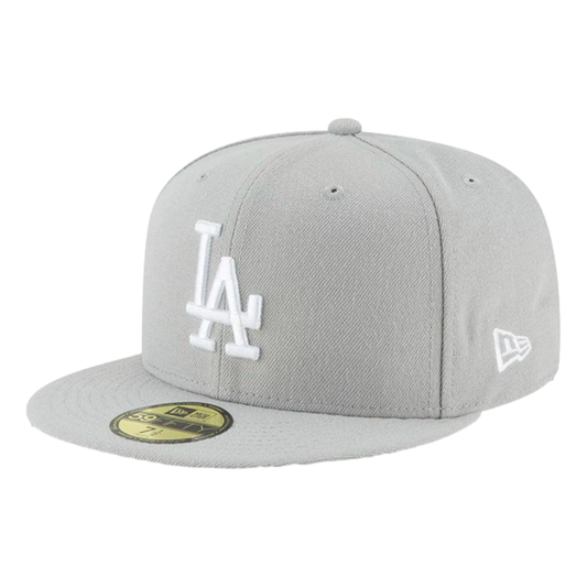 NE L.A. Dodgers Grey 59FIFTY Fitted Hat