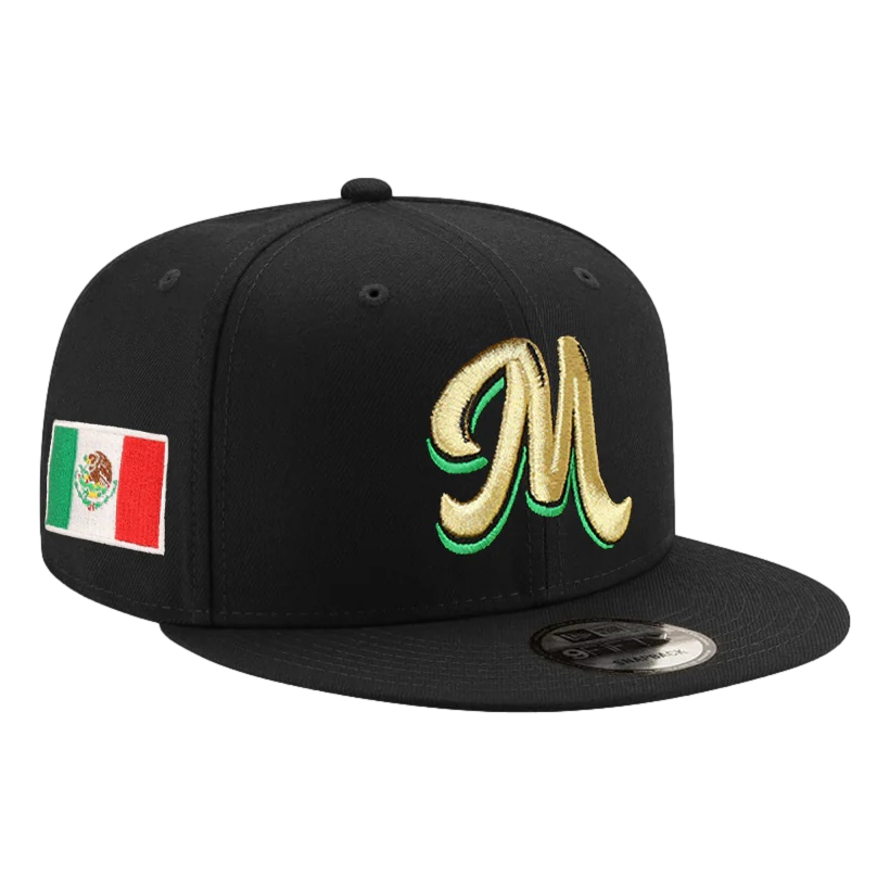 NE Mexico Serie Del Caribe M Black Gold 9Fifty Snapback