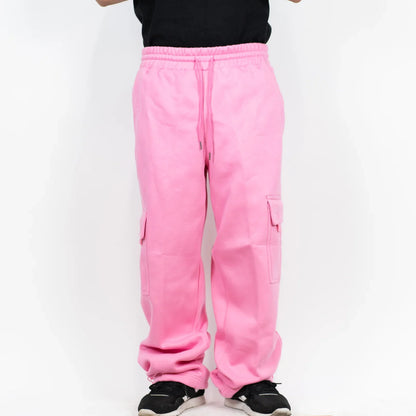 FB County Pink Cargo Sweat Pants